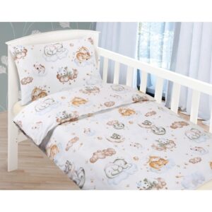 67941093-bellatex-detske-bavlnene-obliecky-do-postielky-agata-zvieratka-na-oblacku-90-x-135-cm-45-x-60-cm.jpg Bellatex Detské bavlnené obliečky do postieľky Agáta Zvieratká na obláčku, 90 x 135 cm, 45 x 60 cm