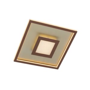 Lindby Pekela stropné LED svetlo, hranaté, 40 cm