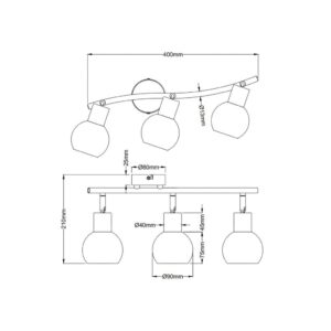 21535918-led-stropne-bodove-svetla-loxy-cierna-3-plamenove.jpg LED stropné bodové svetlá Loxy, čierna 3-plameňové
