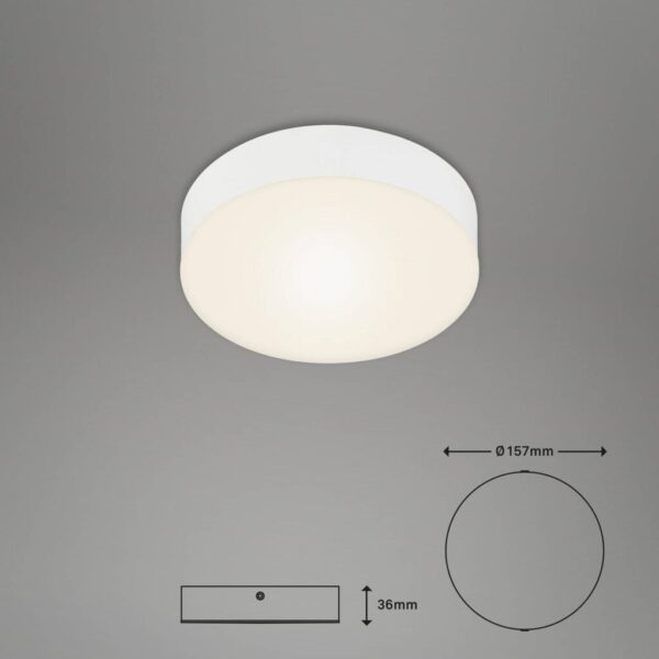 36667702-stropne-led-svietidlo-flame-157-cm-biela.jpg Stropné LED svietidlo Flame, Ø 15,7 cm, biela