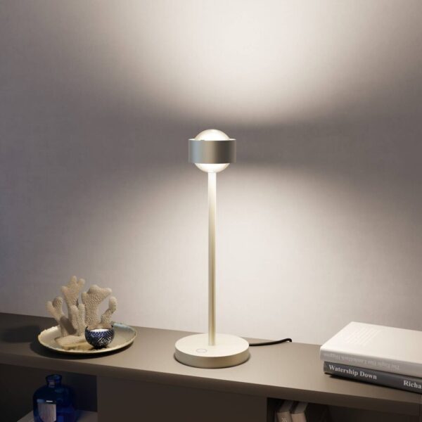 36908989-puk-80-eye-table-led-sosovka-matna-nikel-matna.jpg Puk! 80 Eye Table LED, šošovka matná, nikel matná