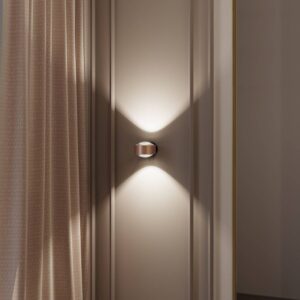 Puk! 120 Wall LED svetlá číre medená/čierna