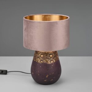61179476-stolova-lampa-kiran-26-cm-keramika-hneda.jpg Stolová lampa Kiran, Ø 26 cm, keramika, hnedá