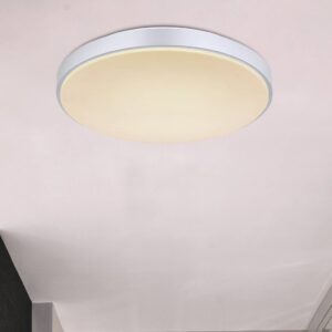 Stropné LED svietidlo Sonny striebro, CCT, Ø 41 cm