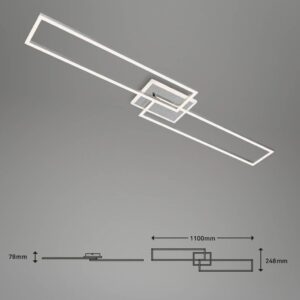 10196428-stropne-led-svetlo-frame-s-cct-110x248-cm-hlinik.jpg Stropné LED svetlo Frame S CCT 110x24,8 cm hliník
