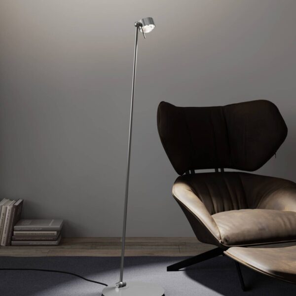 27707395-puk-80-floor-led-sosovky-cire-matne-chrm-matna.jpg Puk! 80 Floor LED šošovky číre/matné, chróm matná