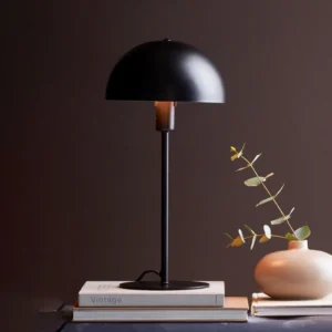 Stolová lampa Ellen 20 z kovu, čierna