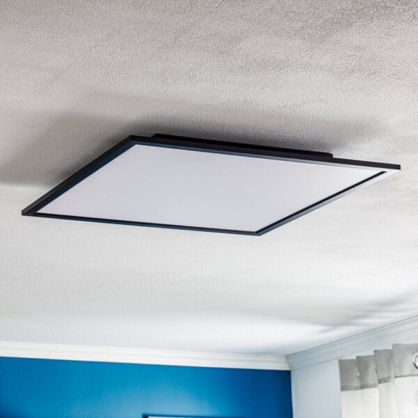 EGLO connect Salobrena-C LED panel čierny 60x60 cm
