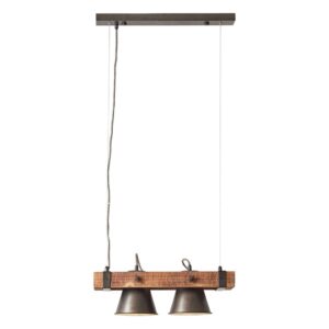 68637329-zavesna-lampa-plow-2-pl-cierna-drevo-tmave.jpg Závesná lampa Plow 2-pl., čierna/drevo tmavé