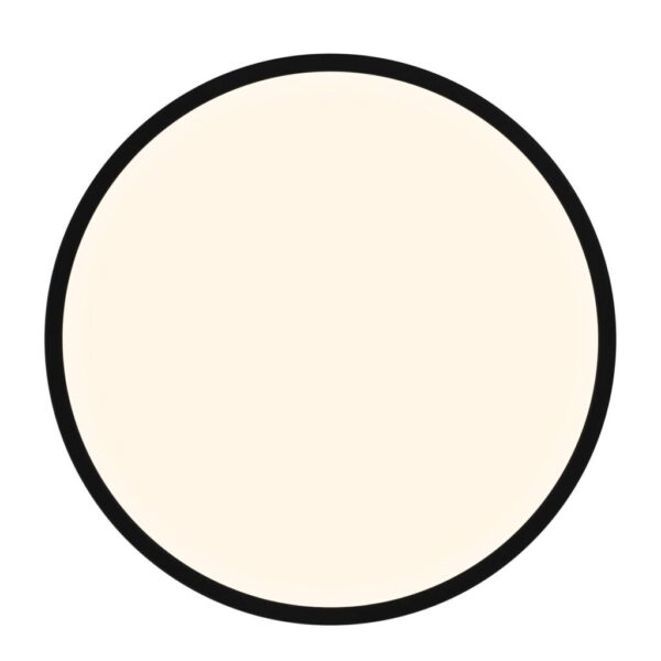 Stropné LED svetlo Oja Smart, čierna, Ø 60 cm