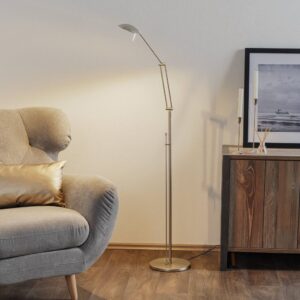 LED lampa na čítanie Carl otočný stmievač nikel
